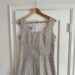 ‘90s Love-Life Felice Pappas Square Neck Martini Mini Dress